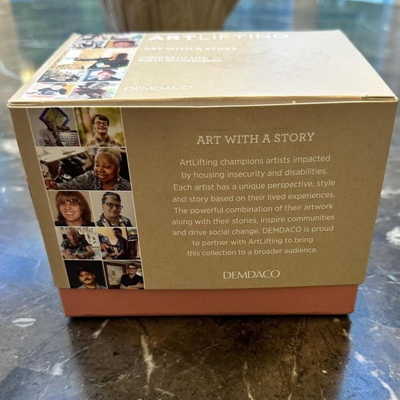 NIB Demdaco Mug by Susan Spangenberg Artsy Abstract Coffee Tea Mug chic ceramic - Picture 7 of 7